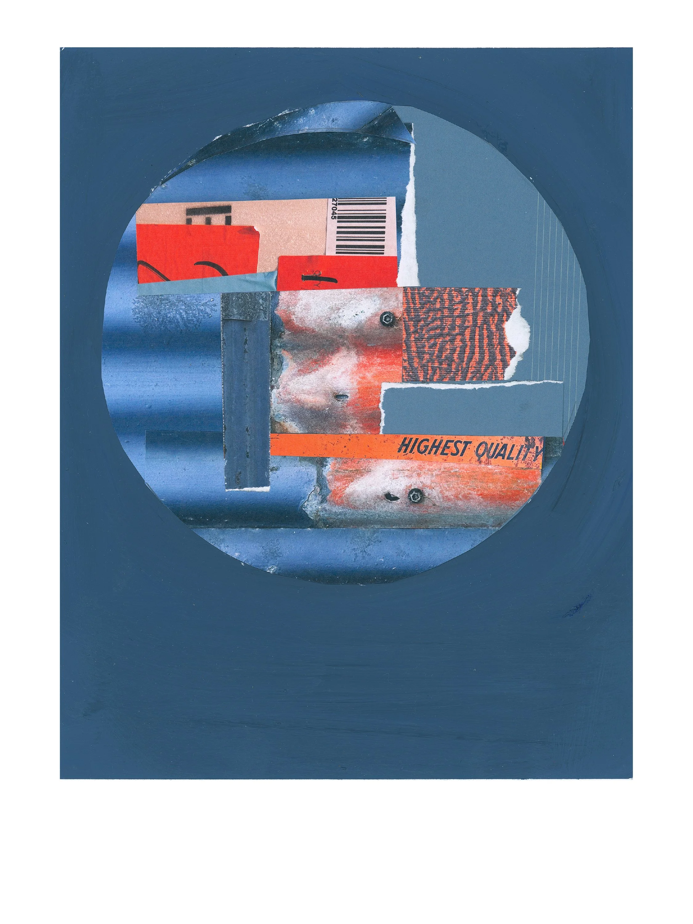 Blue Disc • Neal Moran • @nealmoranart