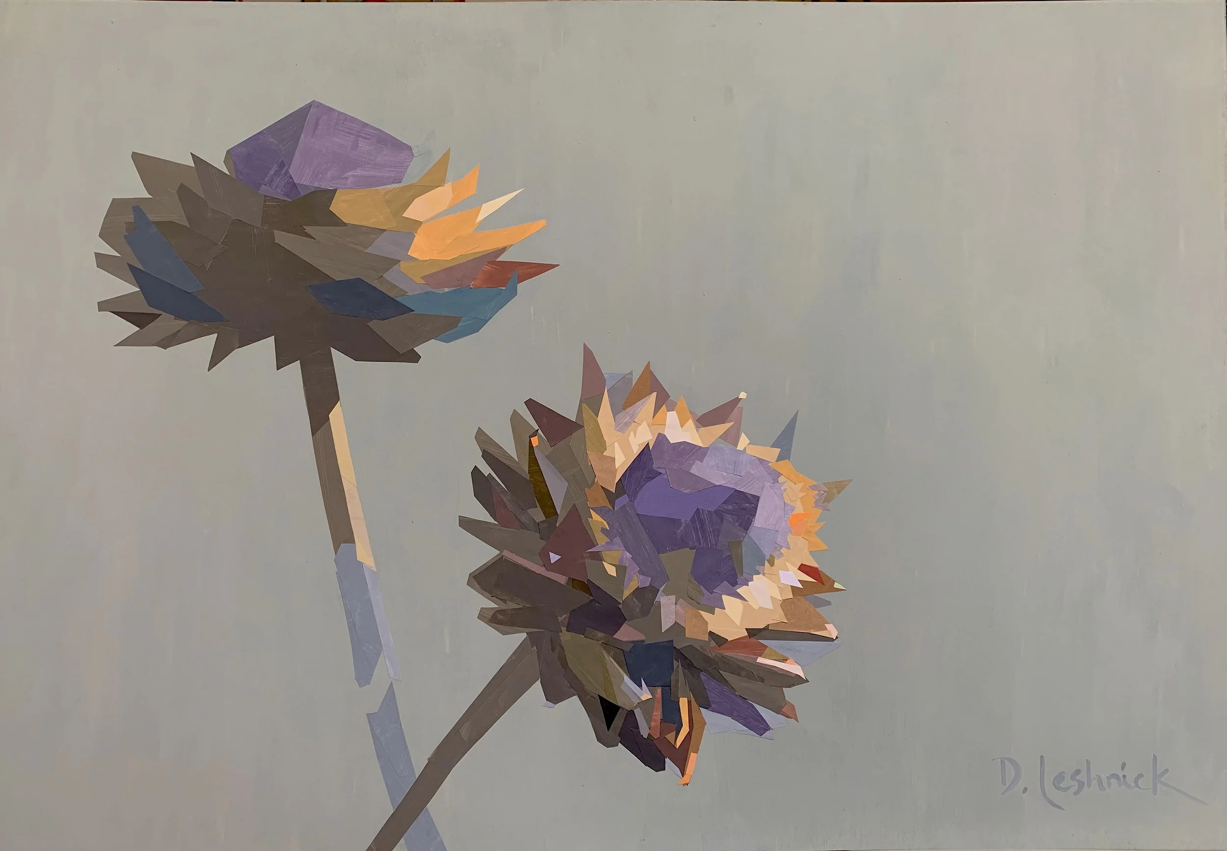 Dorit Leshnick_2 Artichoke Flowers_doritleshnick.jpg
