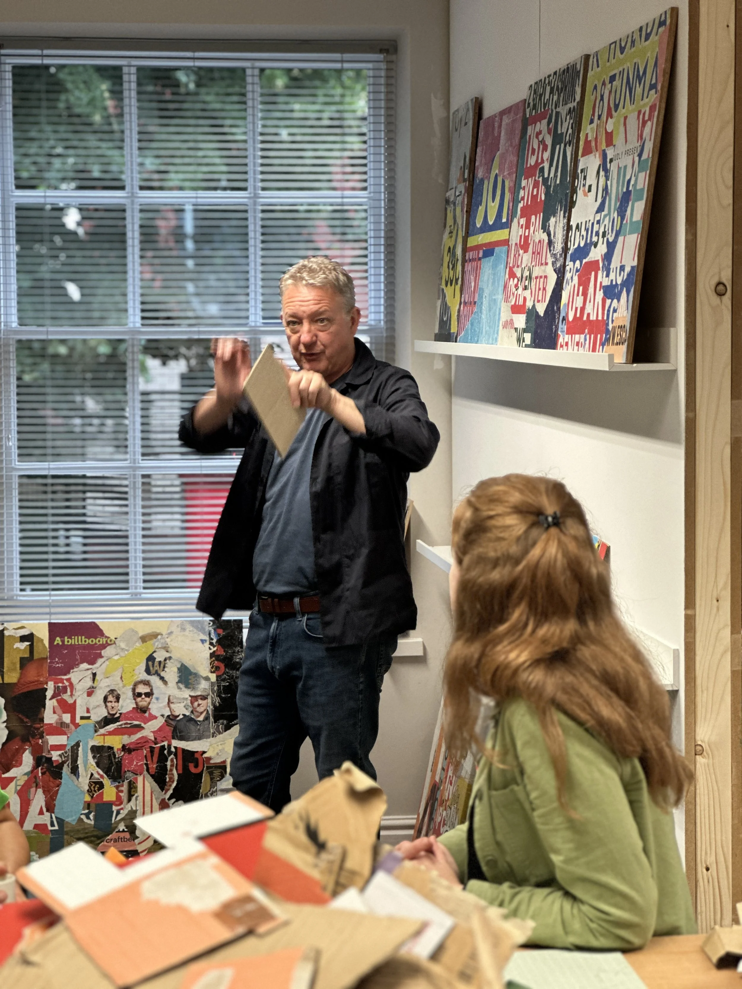 Mark-making and creative collaging : 21st March