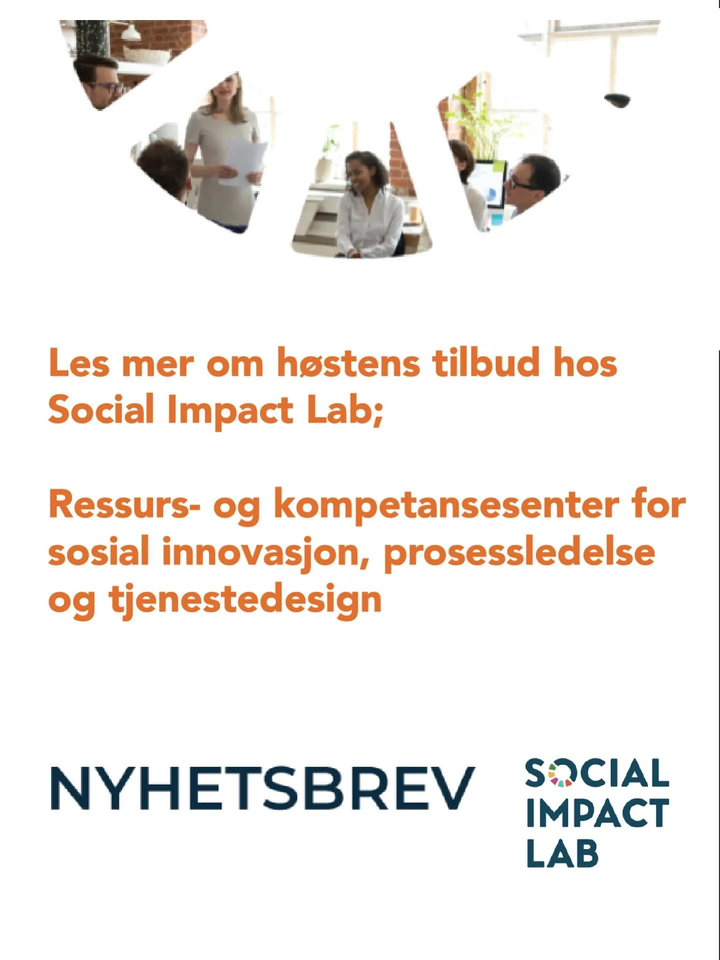 Vi er i gang igjen etter ferien - les mer om høstens aktiviteter i vårt nyhetsbrev:  https://mailchi.mp/socialimpactlab/nyhetsbrev-august-2025