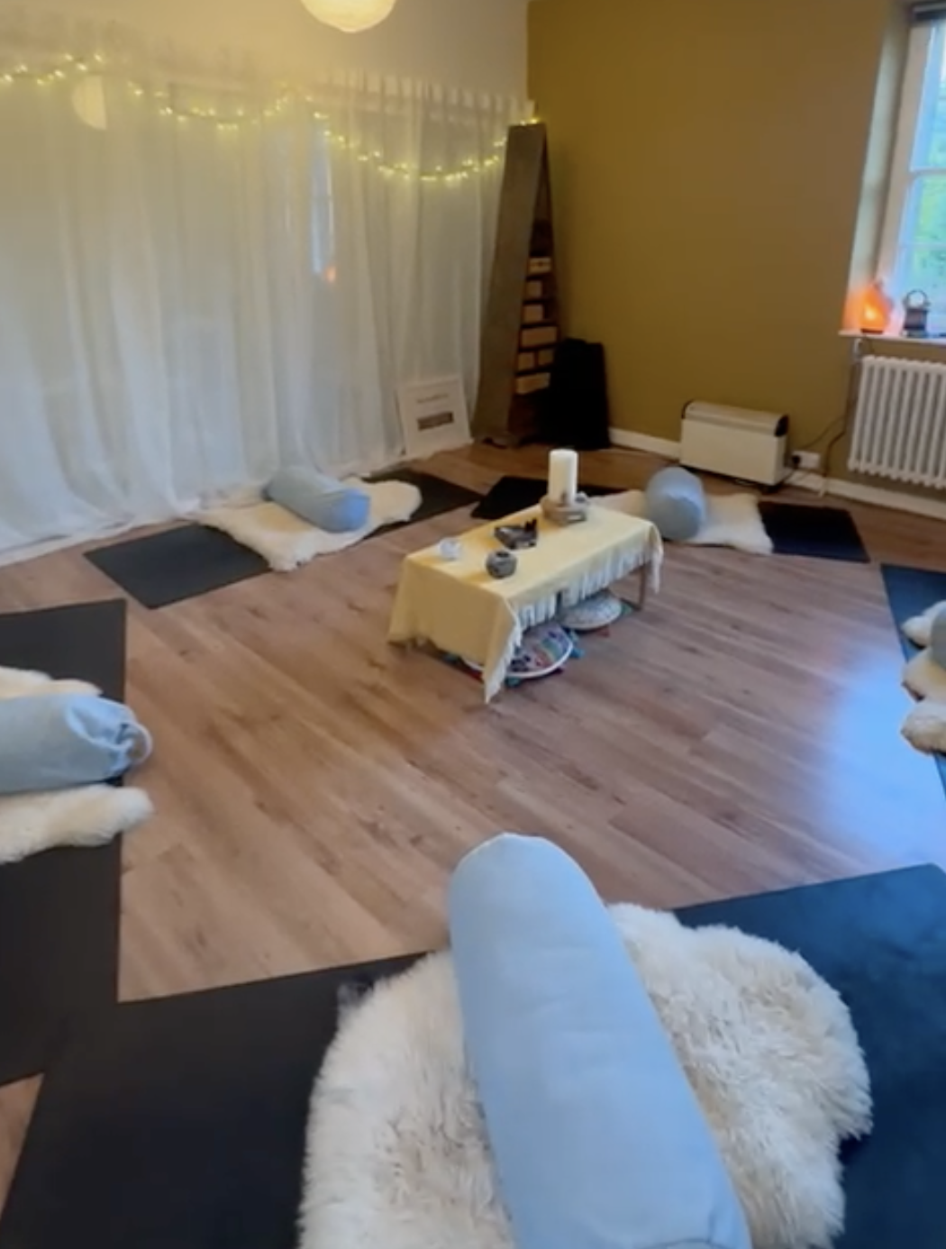 The retreat space at Alive Wellness Centre