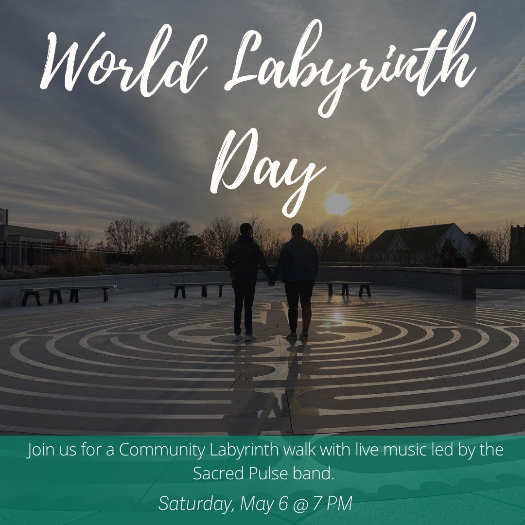 We hope to see you tomorrow night at the Community of Christ Temple for World Labyrinth Day! Experience the sacred practice of labyrinth walking with live music in spiritual community. Check out the link in bio for more details about World Labyrinth 