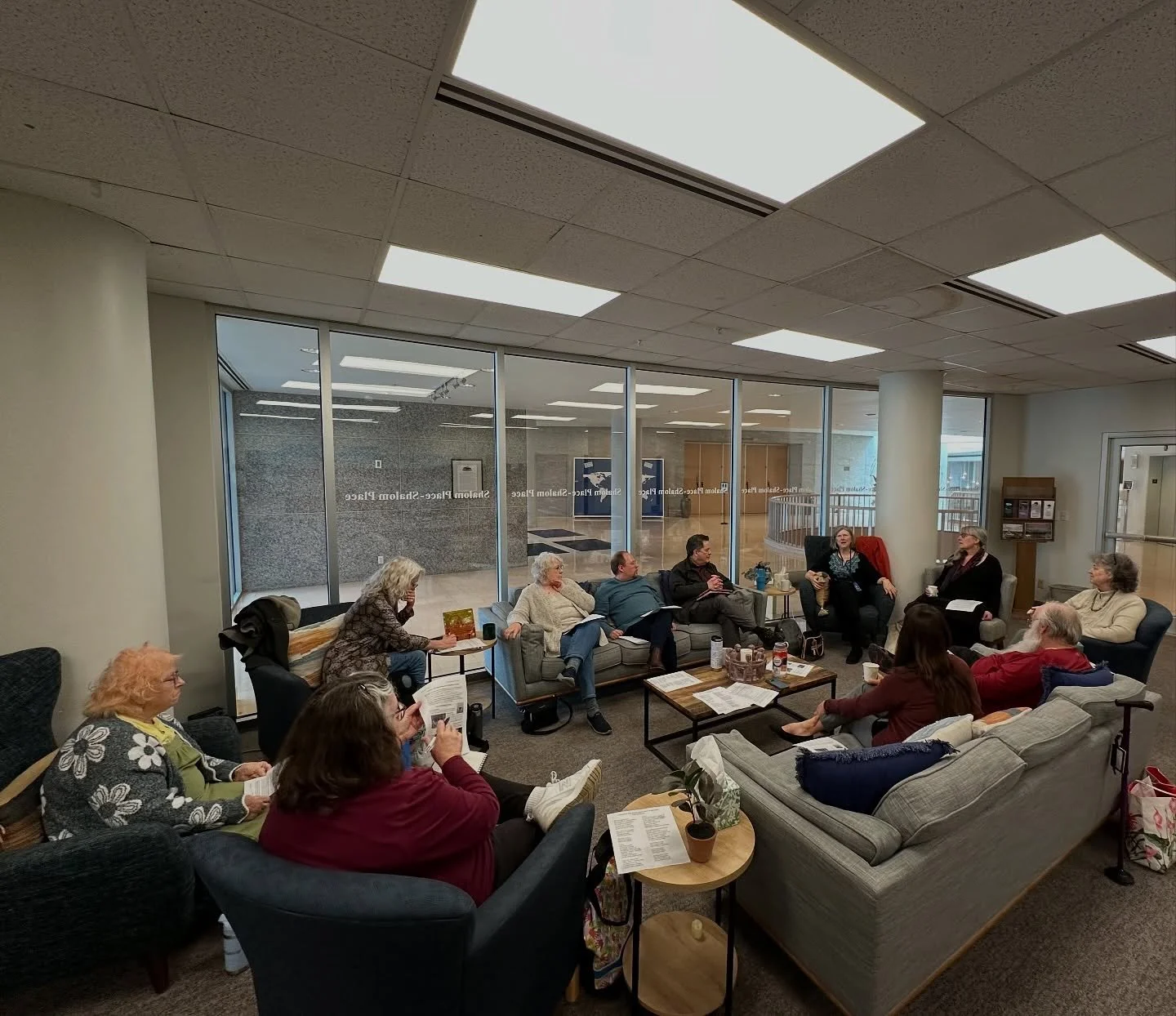 🌀Today we hosted our quarterly gathering with local Spiritual Directors, exploring listening and interior movements. This group convenes for formation, connection, and wisdom sharing as a group of spiritual leaders. If you&rsquo;re interested in exp