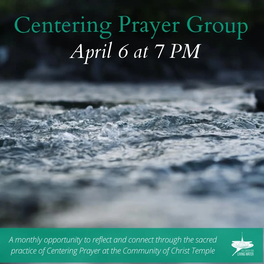 When engaging in Centering Prayer, we are sometimes invited to think of our thoughts as logs floating down a river. In the practice we seek to stay in a deeper space of practice, but it's easy and effortless to "jump onto a log/thought" and