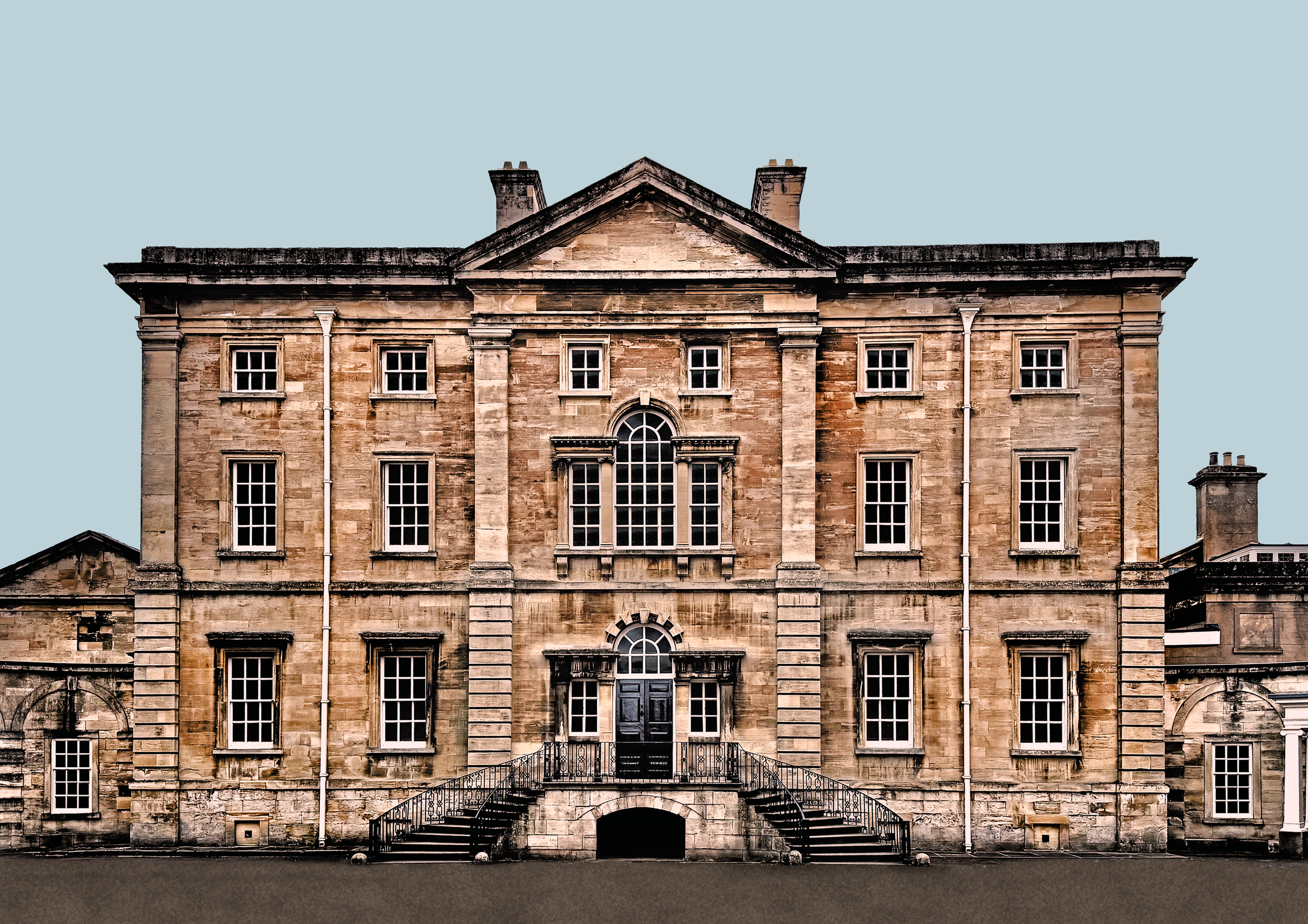 Cusworth Hall postcard.png