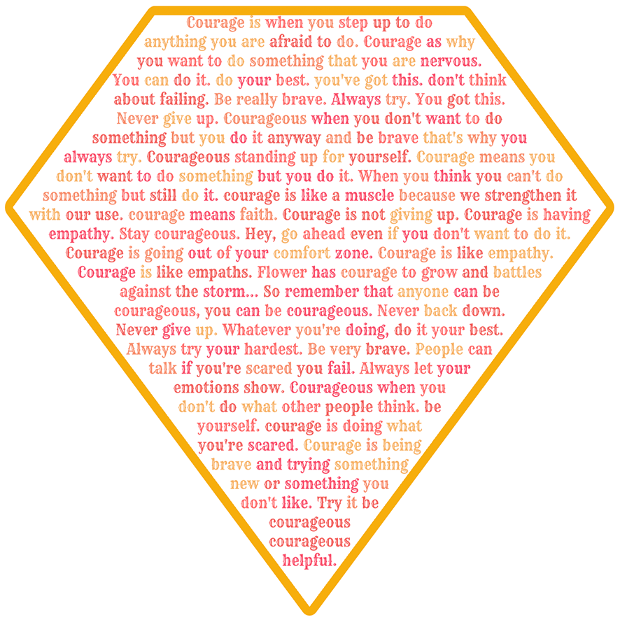 Courage, Orbis Community Word 4.png