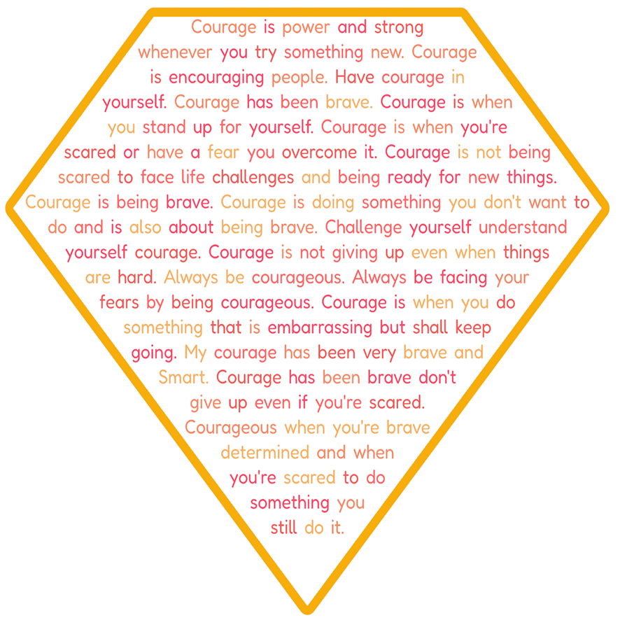 Courage, Orbis Community Word 8.png