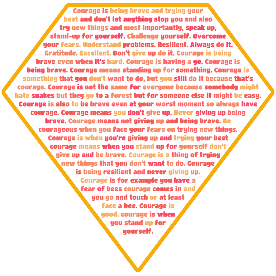 Courage, Orbis Community Word 5.png