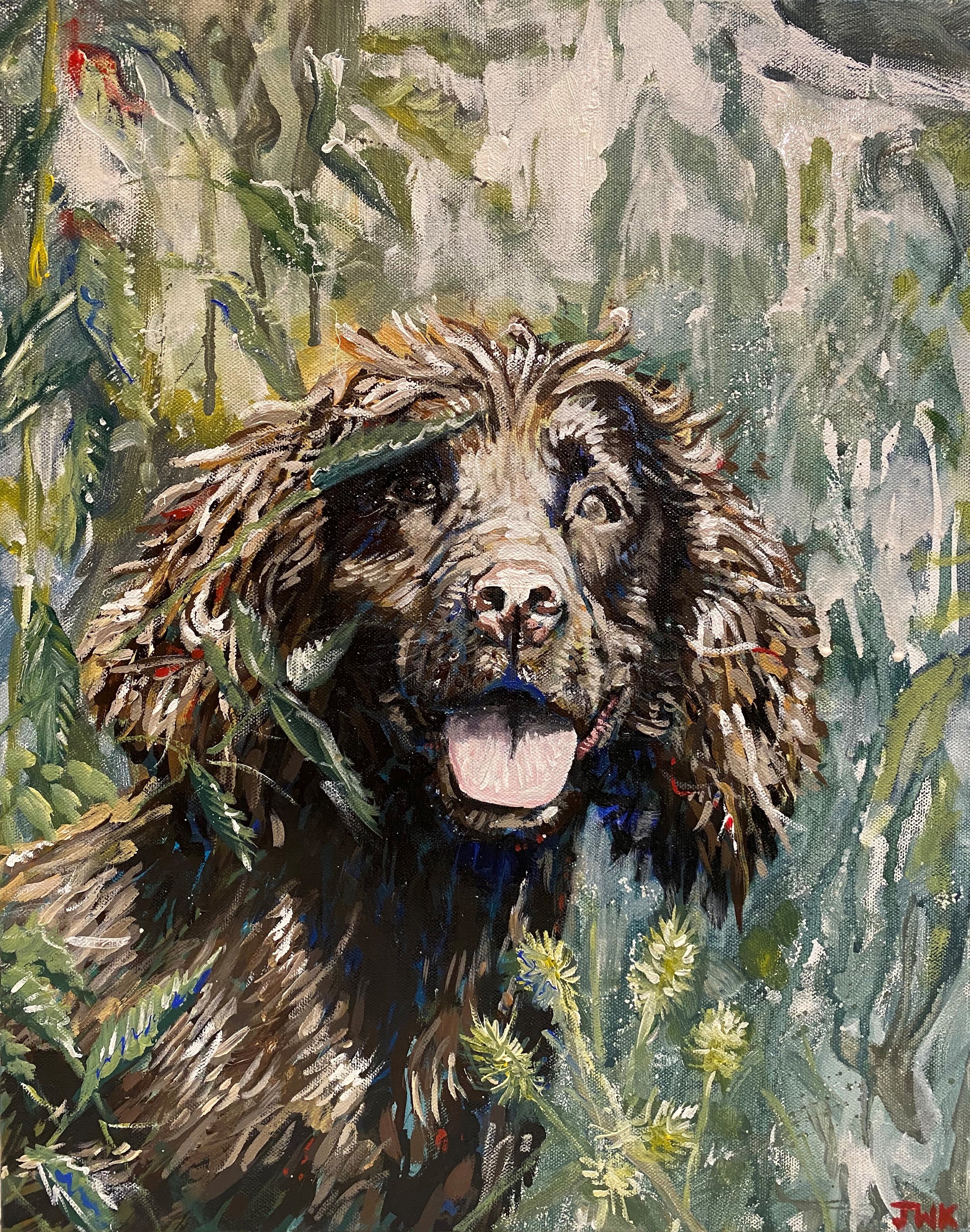 "Memphis" 20x16" Acrylic