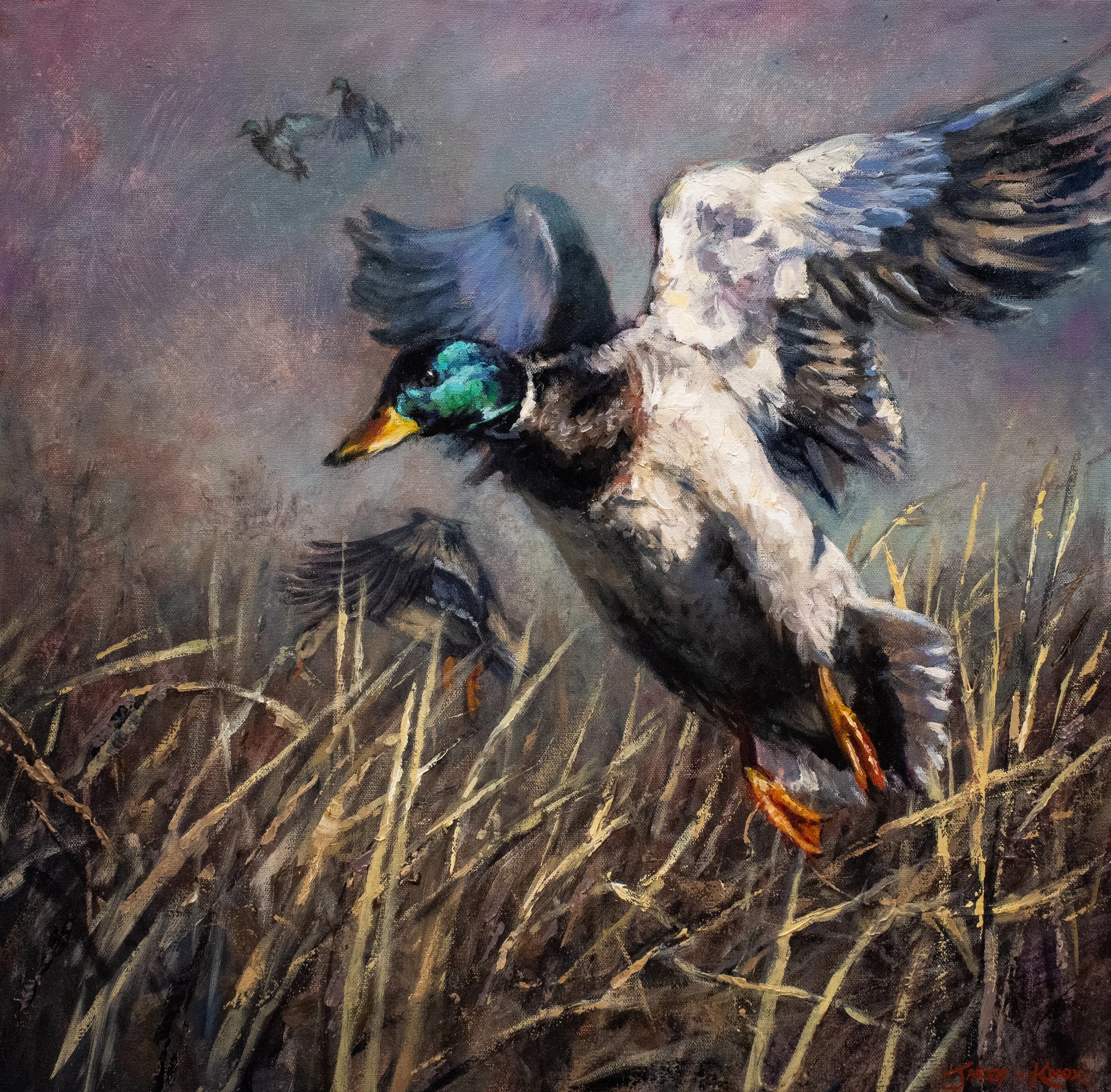 "Journey's End" 24x24" Acrylic