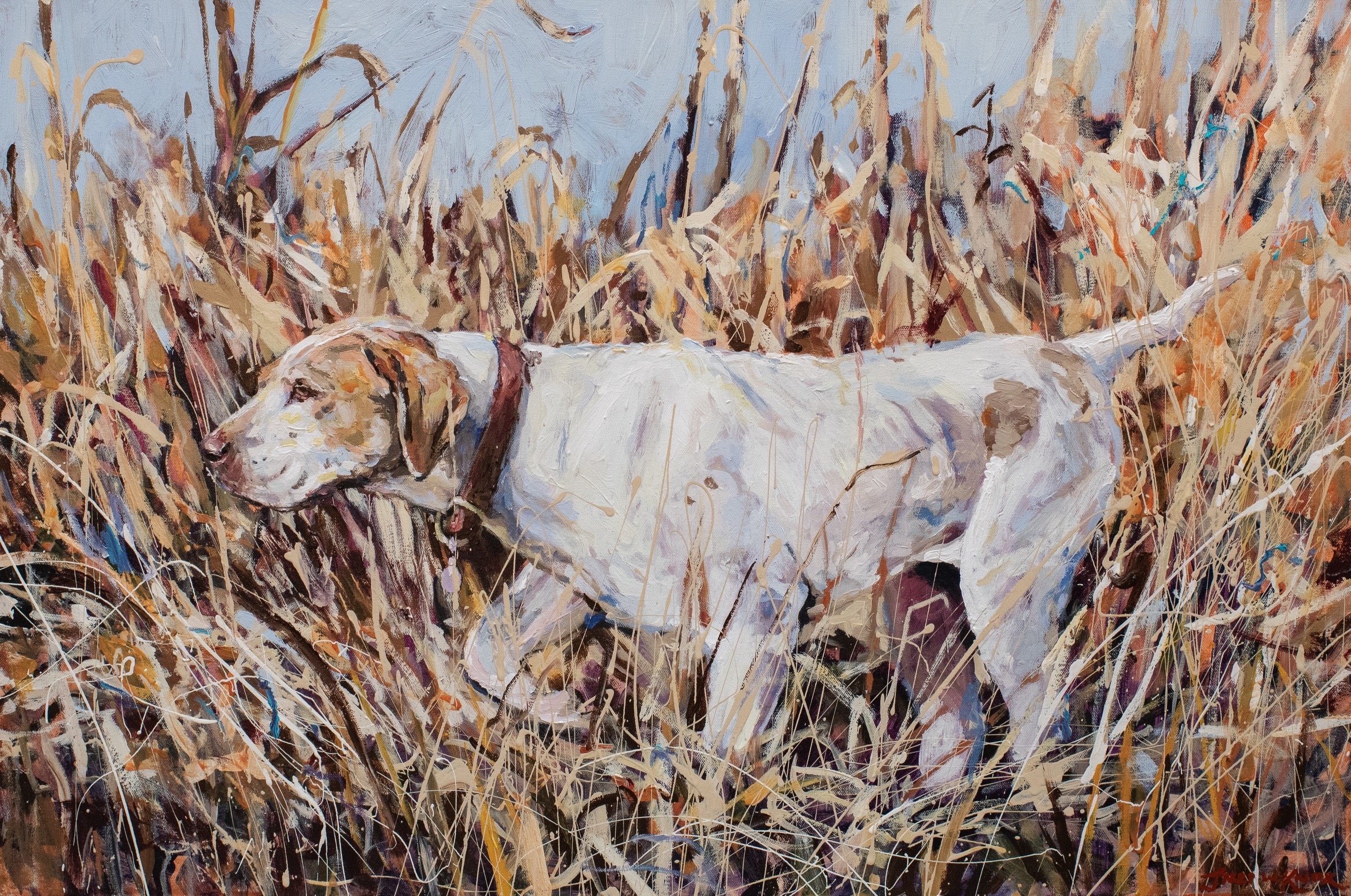 "A Good Way to End the Day" 24x36" Acrylic
