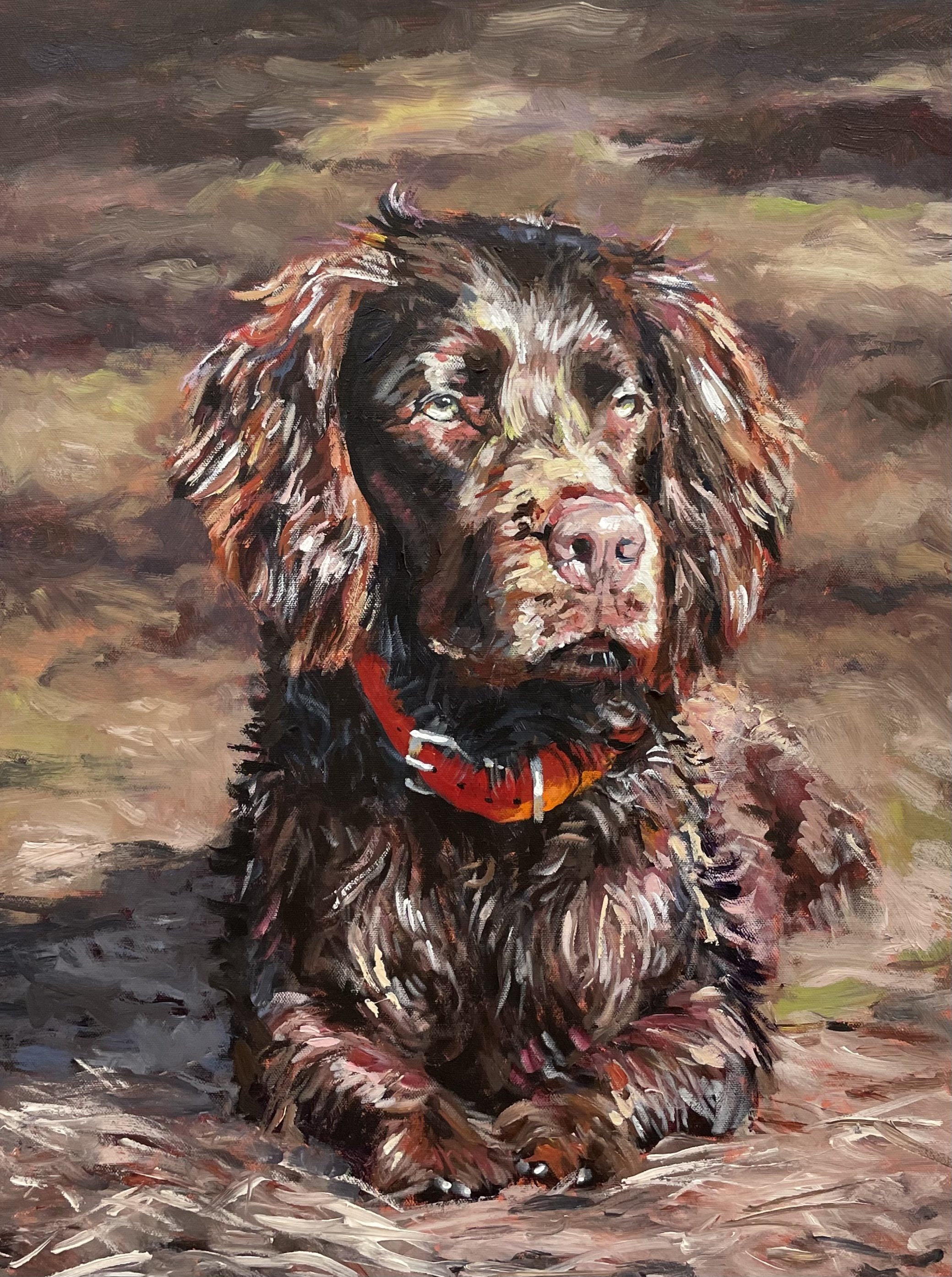 "Cash" 24x18" Acrylic