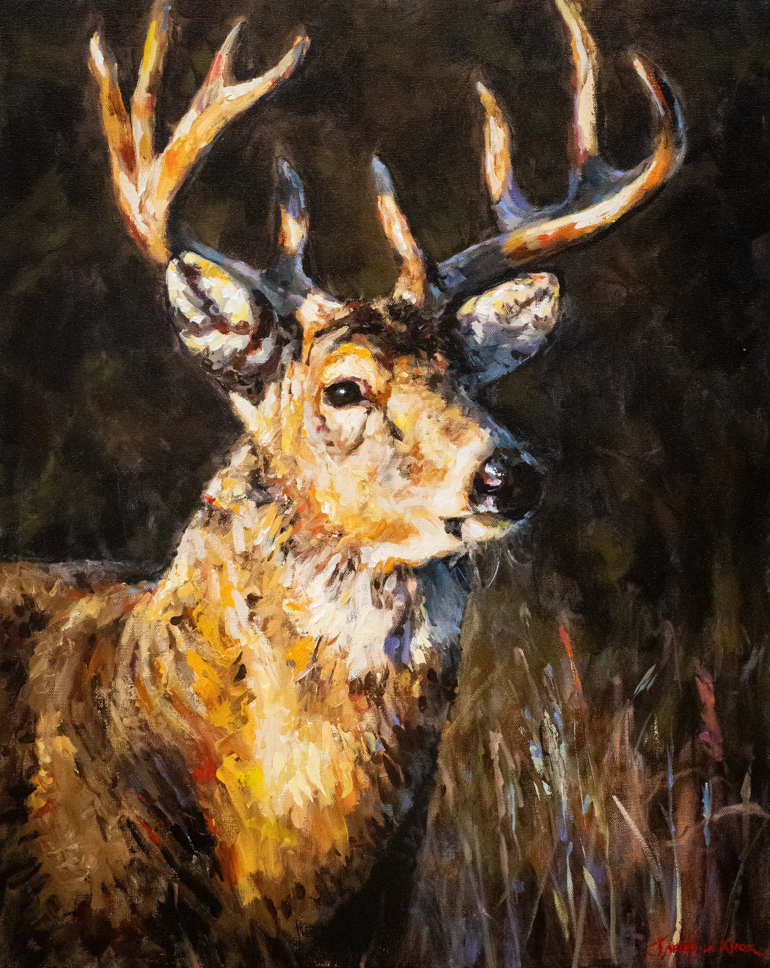 "Autumn Glow" 30x24" Acrylic