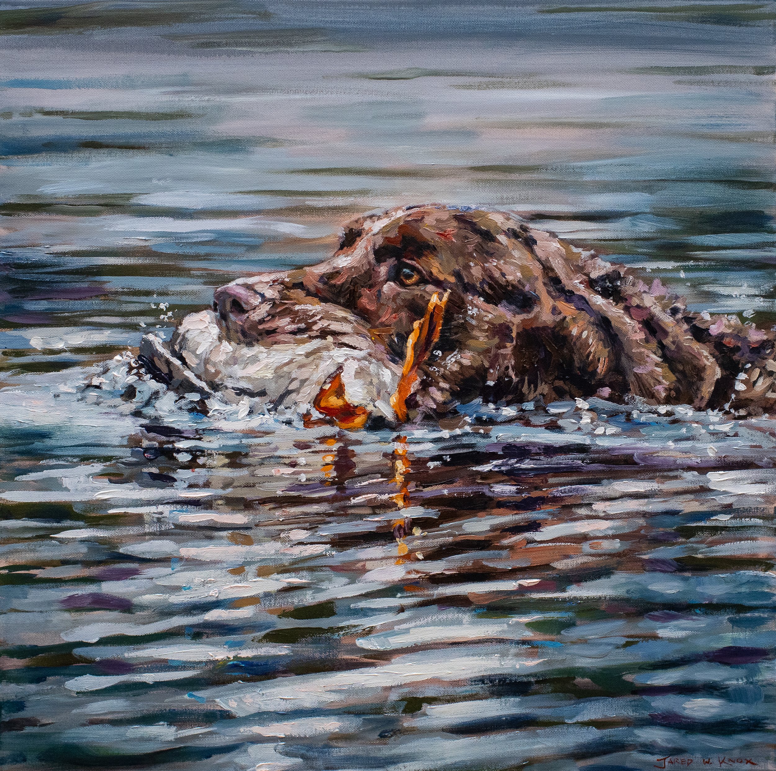 “Bringing It Home” 24x24” Acrylic