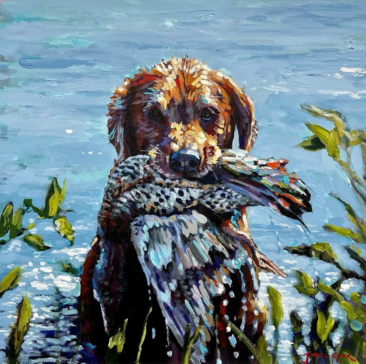"Sunny" 24x24" Acrylic