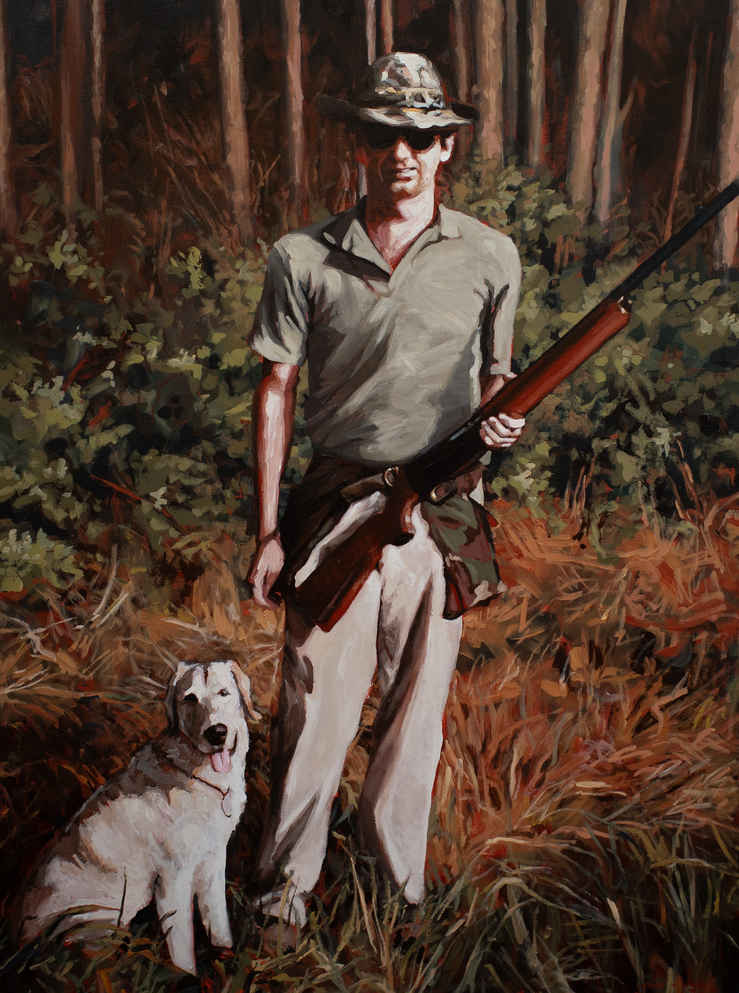 "Mr. Callaway" 48x36" Acrylic