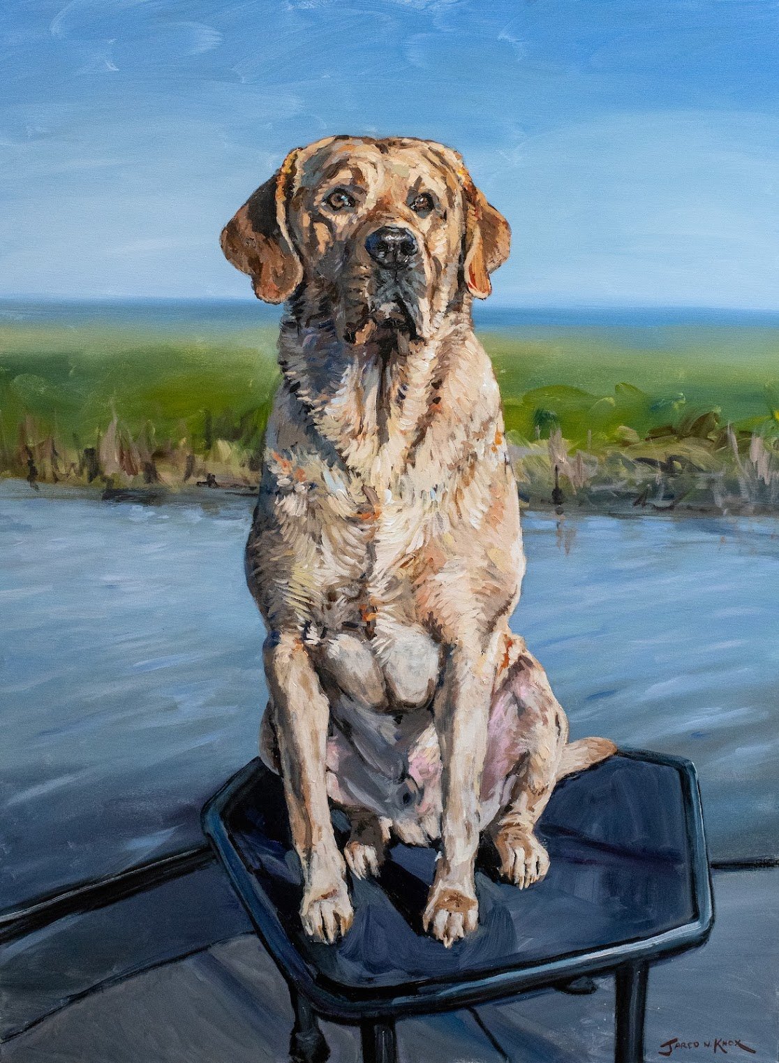 "Clyde" 48x36" Acrylic