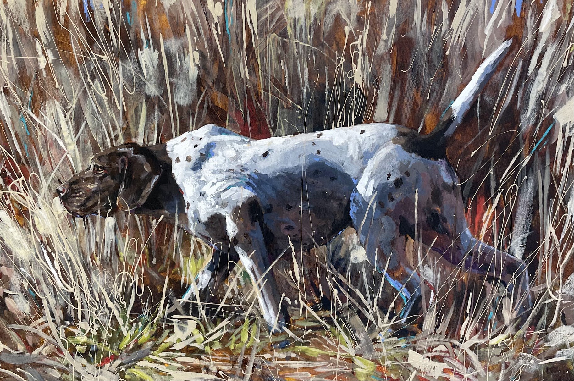 "Working GSP" 24x36" Acrylic