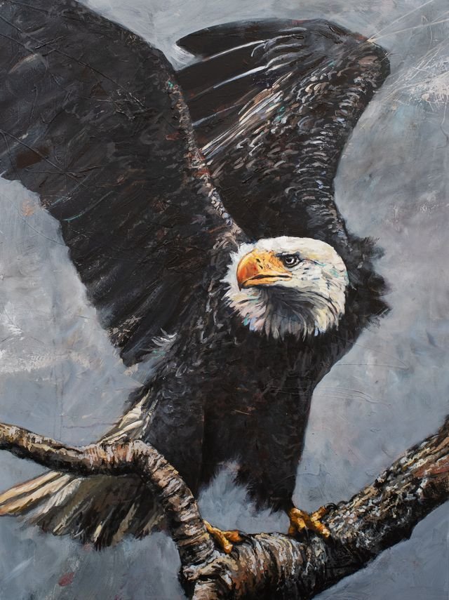 "Watchman" 48x36" Acrylic