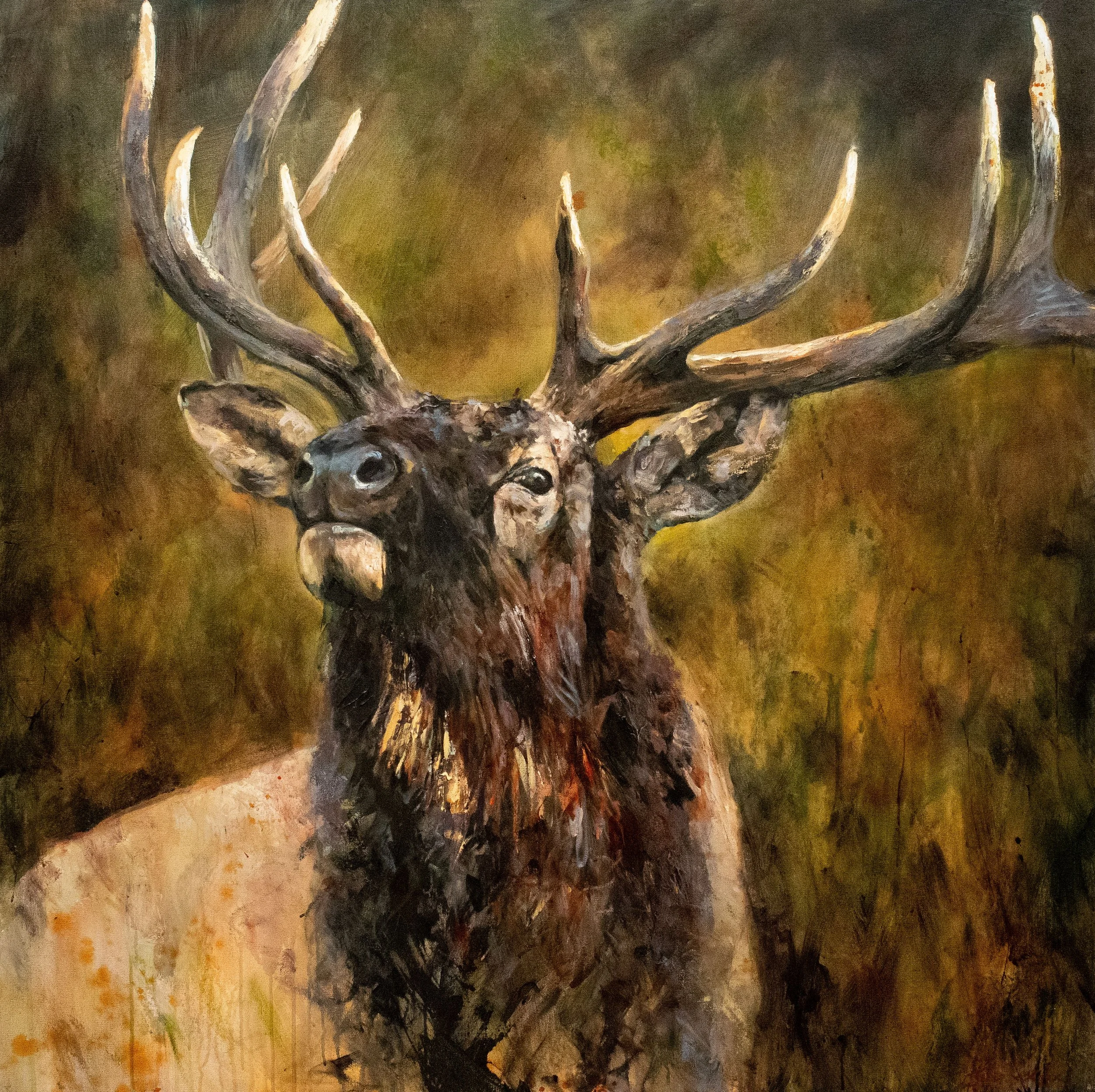"Answering the Call" 48x48" Acrylic