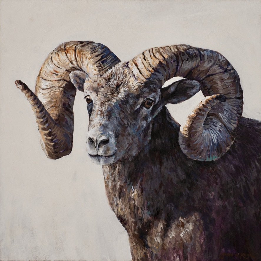 "Mountaineer" 30x30" Acyrlic