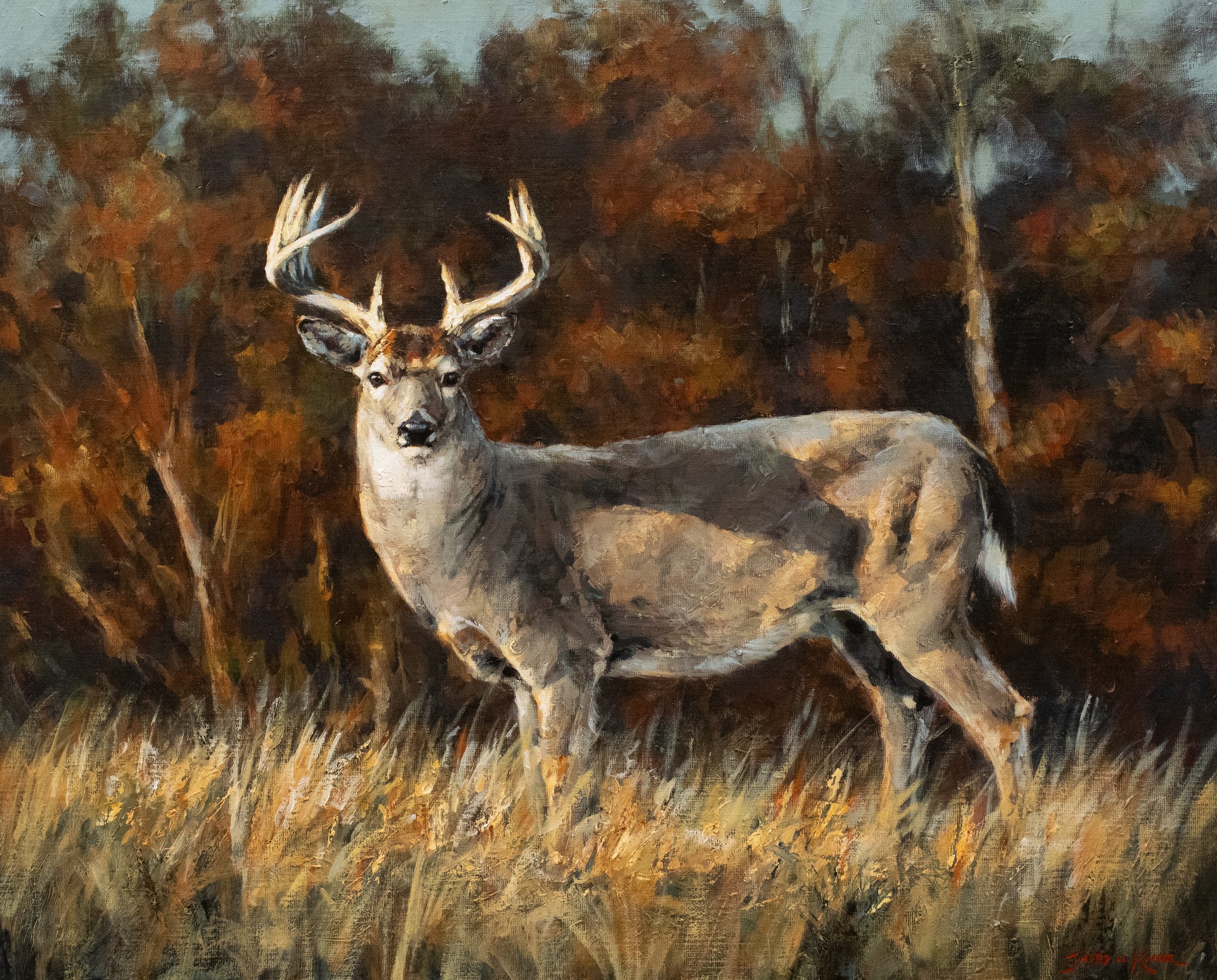 "The Commander" 30x24" Acrylic