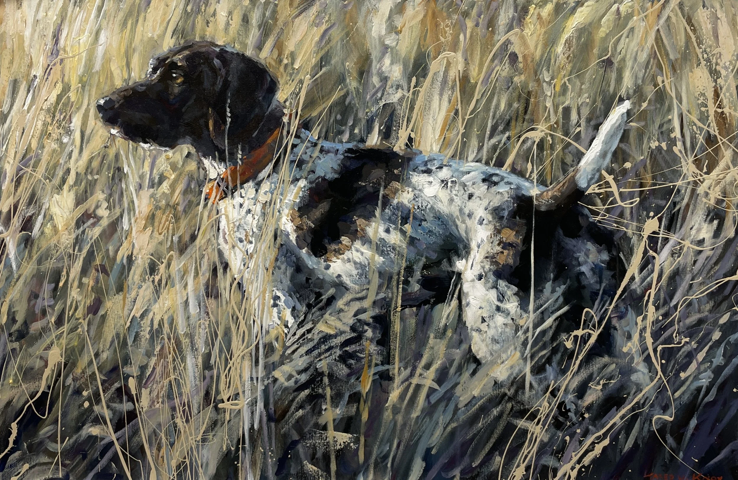 “In the Tall Grass” 24x36” Acrylic