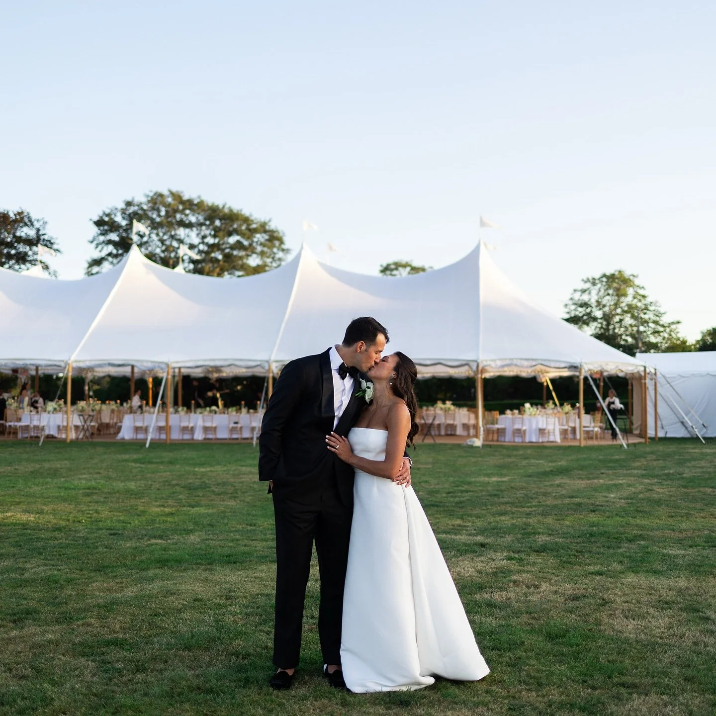 What a wedding! Cheers to Mr. &amp; Mrs. Santilli! Can&rsquo;t wait to share more photos from their beautiful wedding in Newport 9.12.25🤍
.
.
.
Vendors:
Hair &amp; makeup: @lockstarweddings 
Floral: @jephry_floral_studio 
Venue: @eisenhowerhousenewp