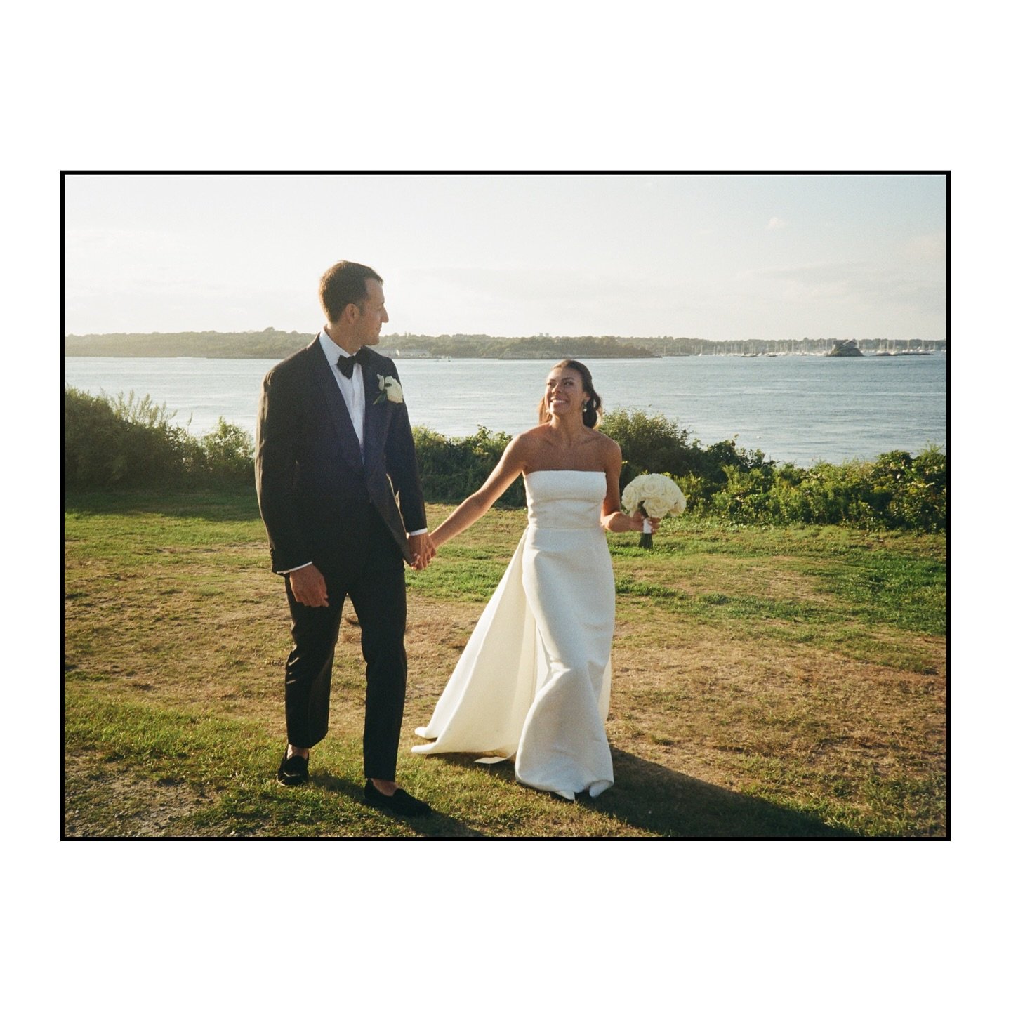 Jacqueline &amp; Jack on 35mm film &mdash; cannot wait to share more from their special day! 😍
.
.
.
Vendors:
Hair &amp; makeup: @lockstarweddings 
Floral: @jephry_floral_studio 
Venue: @eisenhowerhousenewport 
Catering: @tmw_productions 
Dress: @lo