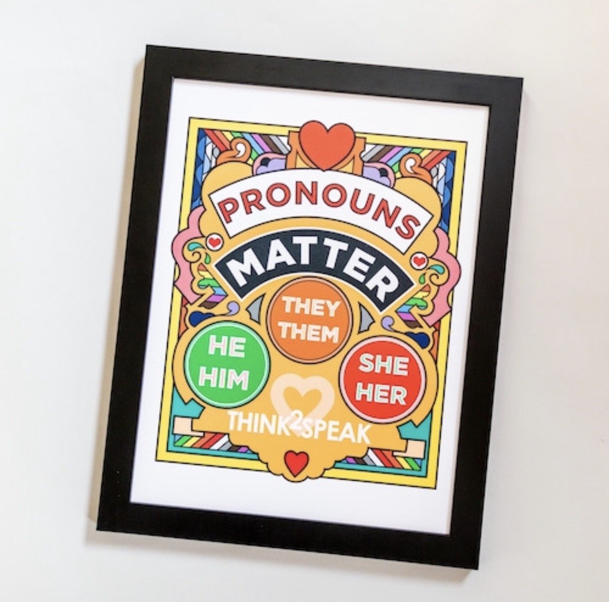 Pronouns Matter poster 