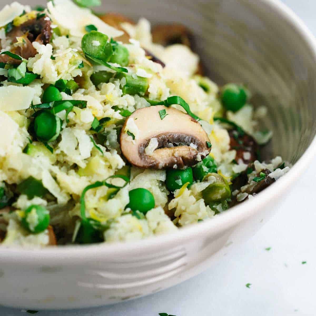 Recipe: Cauliflower Risotto and Snowy Margaritas.
