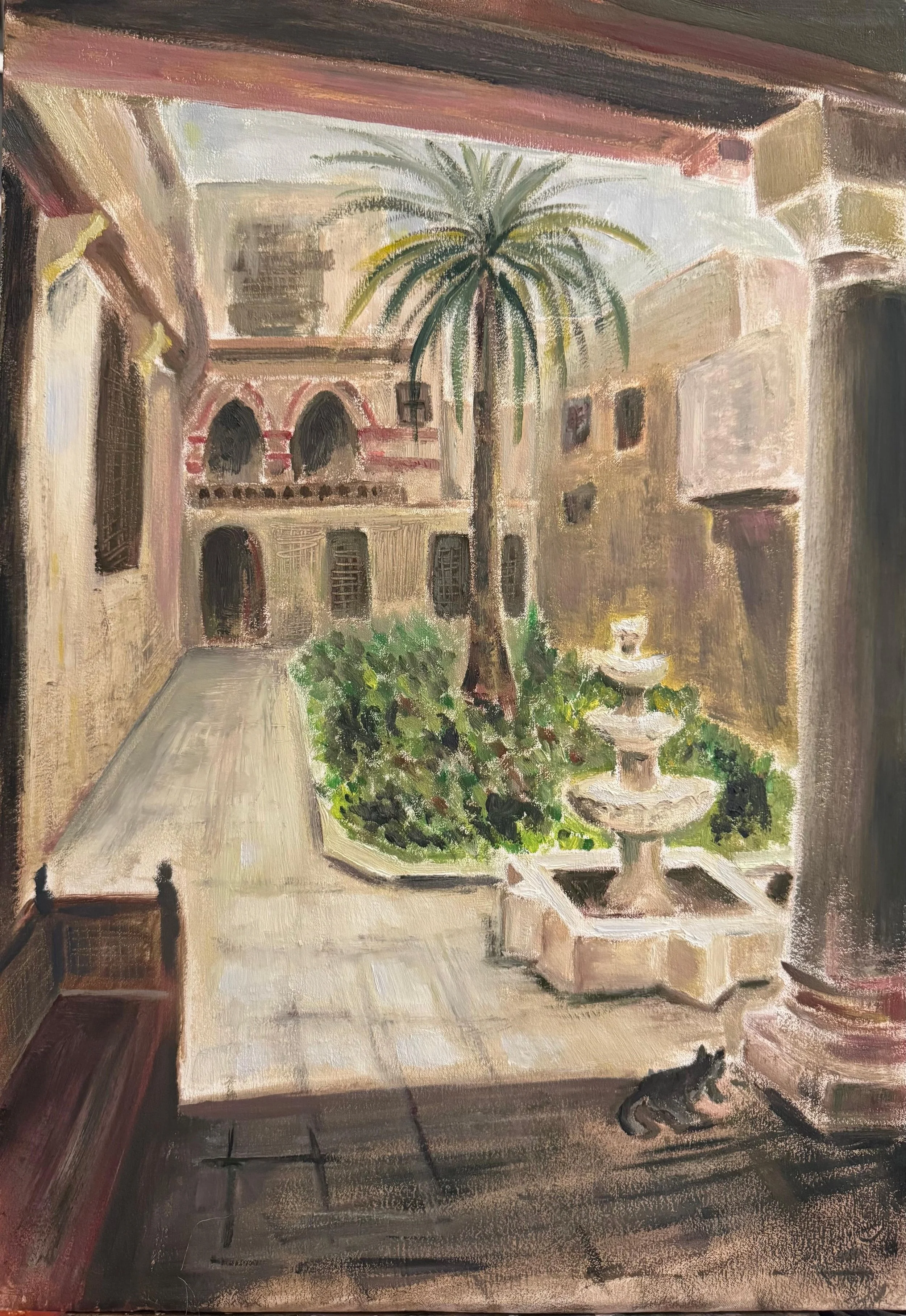 Al Suheimy residence | Oil on canvas | Painting | 50 x 35 cm | 2026 