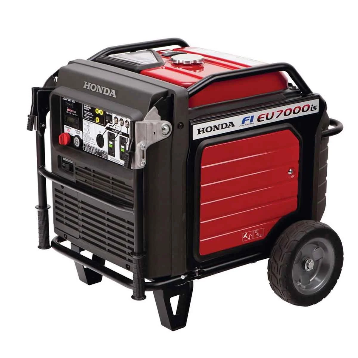 Honda Ultra Quiet 7000-Watt Gasoline Powered Inverter Electric Start Generator 