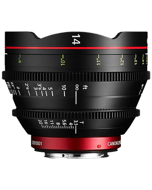 Canon CN-E 14mm T3.1 Cinema Prime Lens