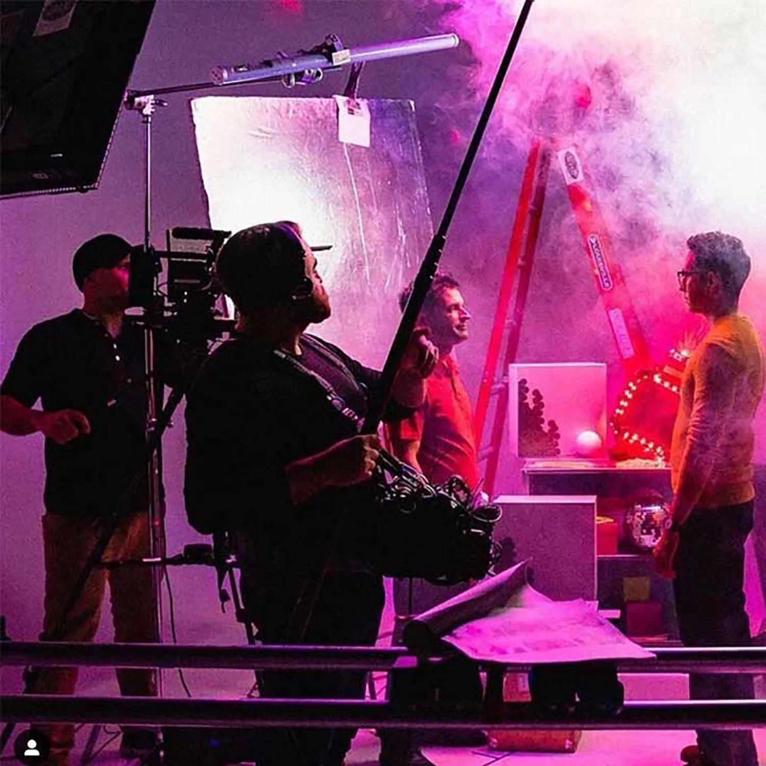 Music video shoot at JMR Studio
