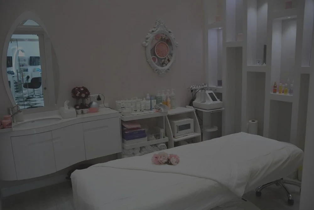 Clean, professional medical spa treatment room with neutral tones at Cordial Medical Spa in Mundelein