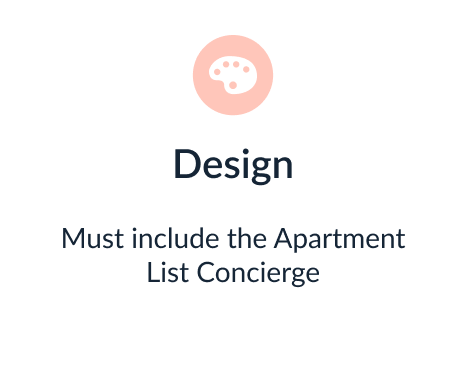 Must include the apartment list concierge