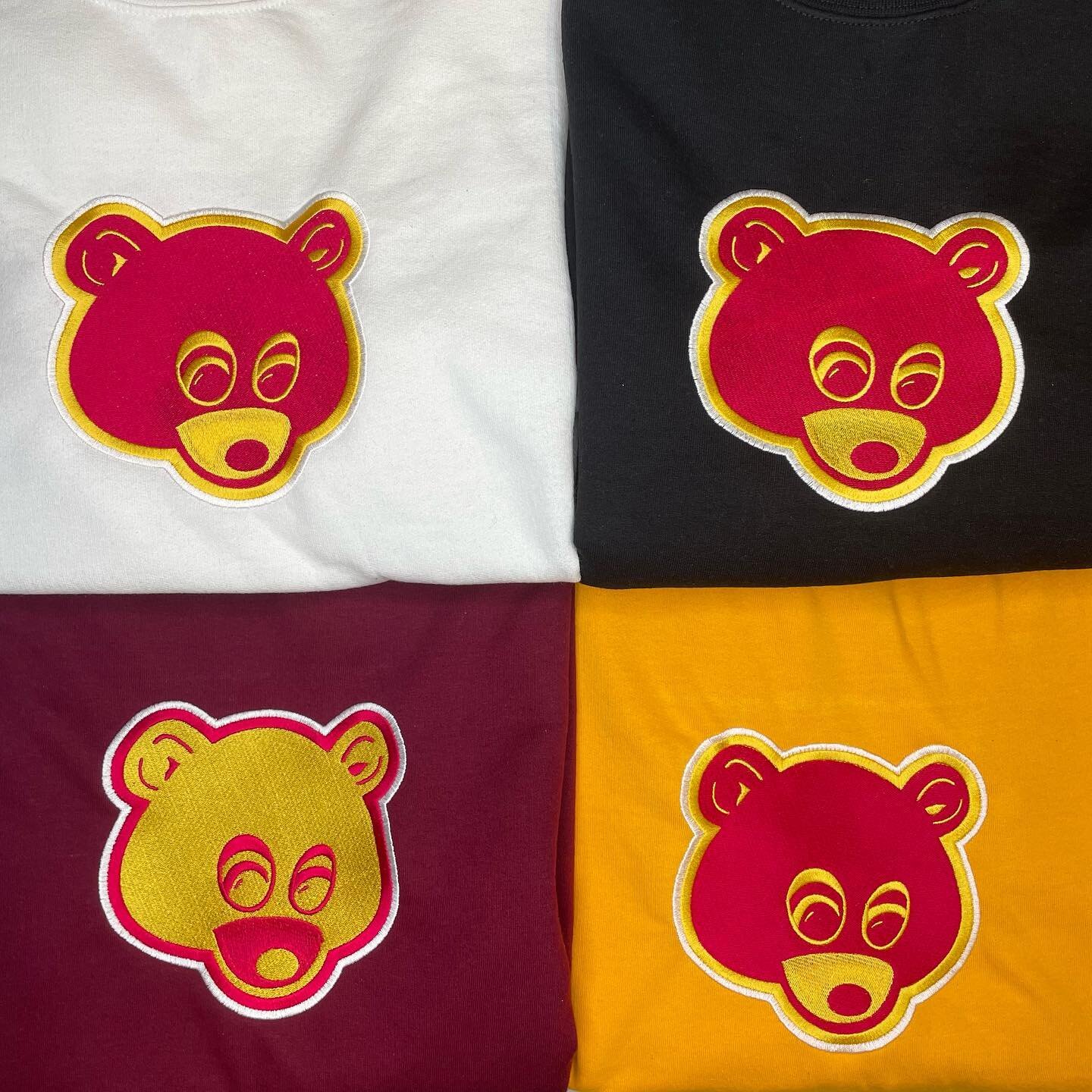 College Dropout Bears embroidery