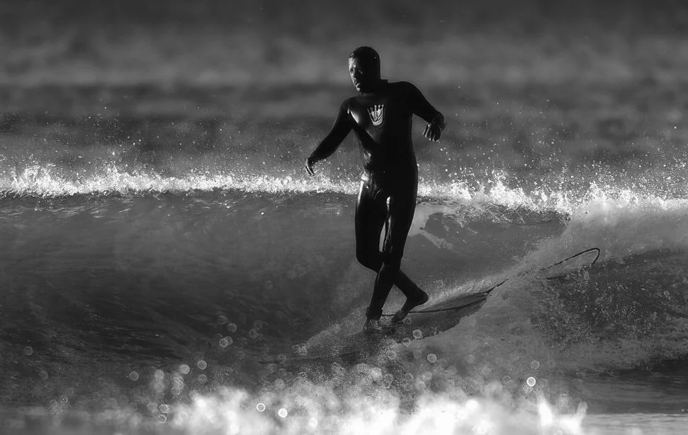 Rick Blocker historian and Black surf advocate. Wade in the Water Documentary 