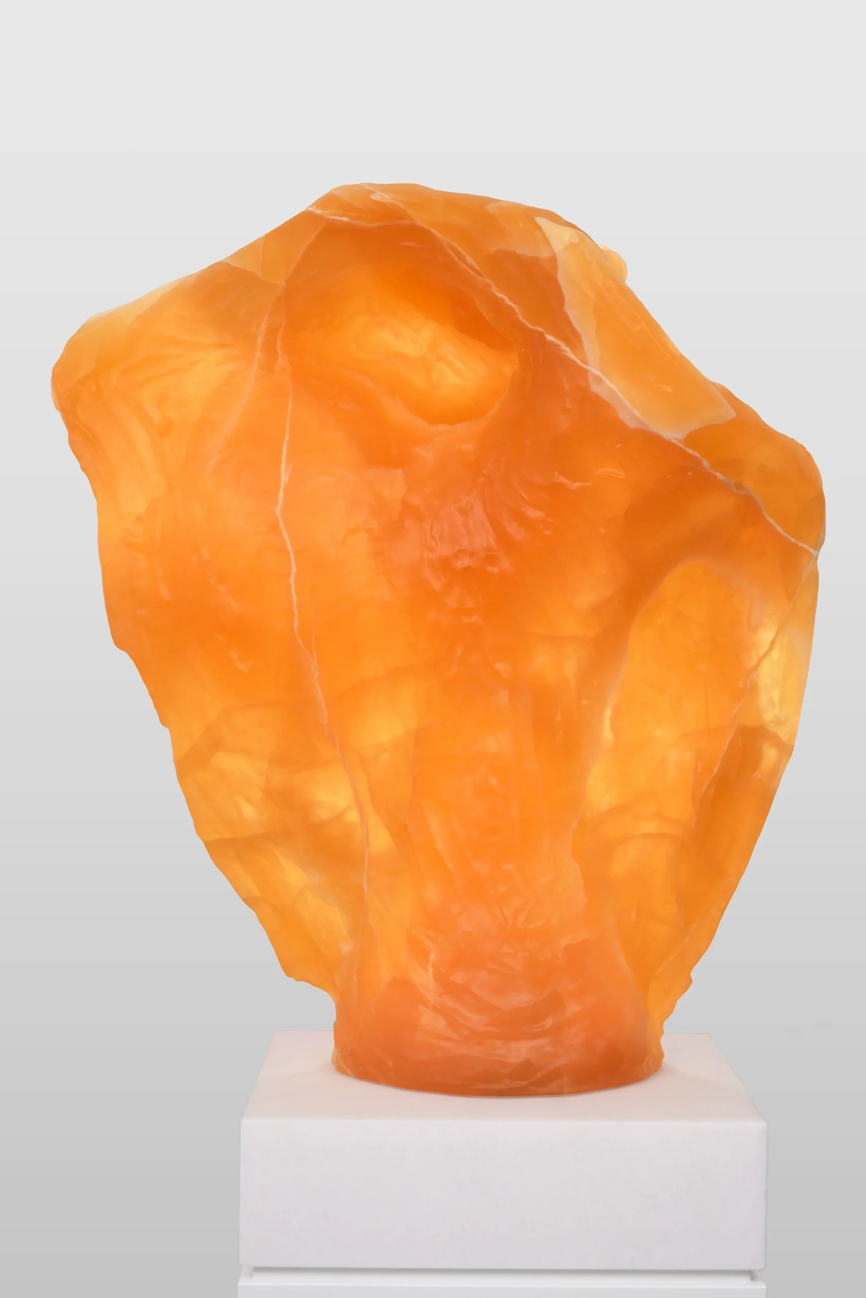 BXB3 - Veiled Woman - Golden Honeycomb calcite (rear).jpg