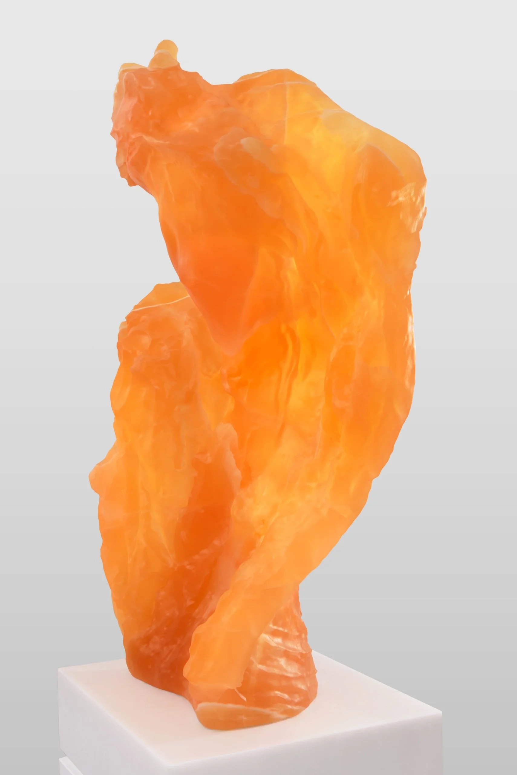BXB5 - Veiled Woman - Golden Honeycomb calcite (three-quarter view).jpg