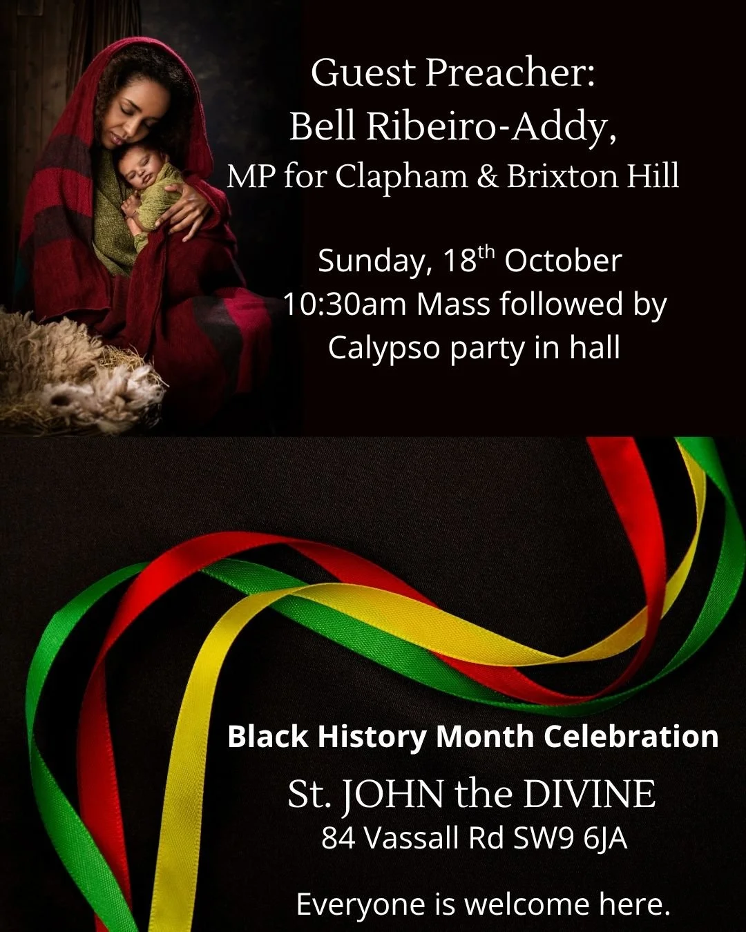 Black History Month Mass & Calypso Party