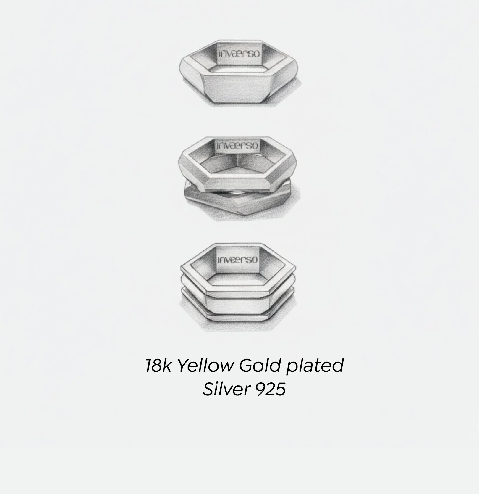 Hexagon rings bundle - oro.jpg