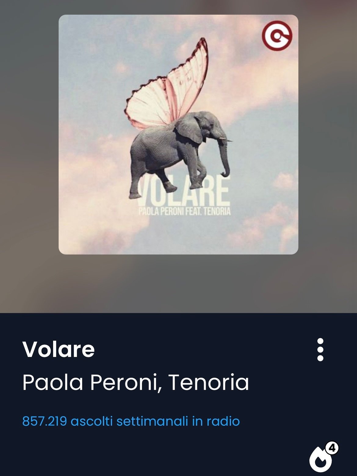 Wer are HIGHEST CLIMBERS on the EarOne AirPlay Dance charts!! Our song played on RADIO Stations - over 800k LISTENERS WEEKLY! We&rsquo;re just overwhelmed! Thank you @paolaperonidj &amp; @egomusic.official ! We&rsquo;re ready to fly!