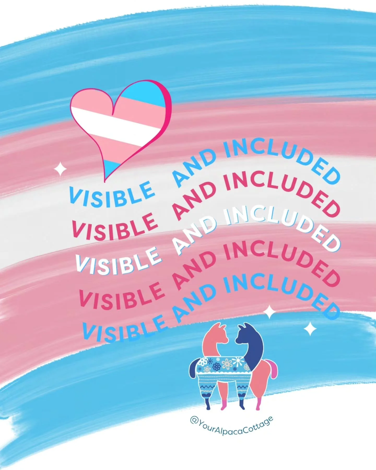 I see you. I love you. I've got your back! 🩵🤍🩷 

The International Transgender Day of Visibility (TDOV) is an annual day of recognition, celebrated around the world on March 31st, a day dedicated to acknowledging the presence, contributions and li