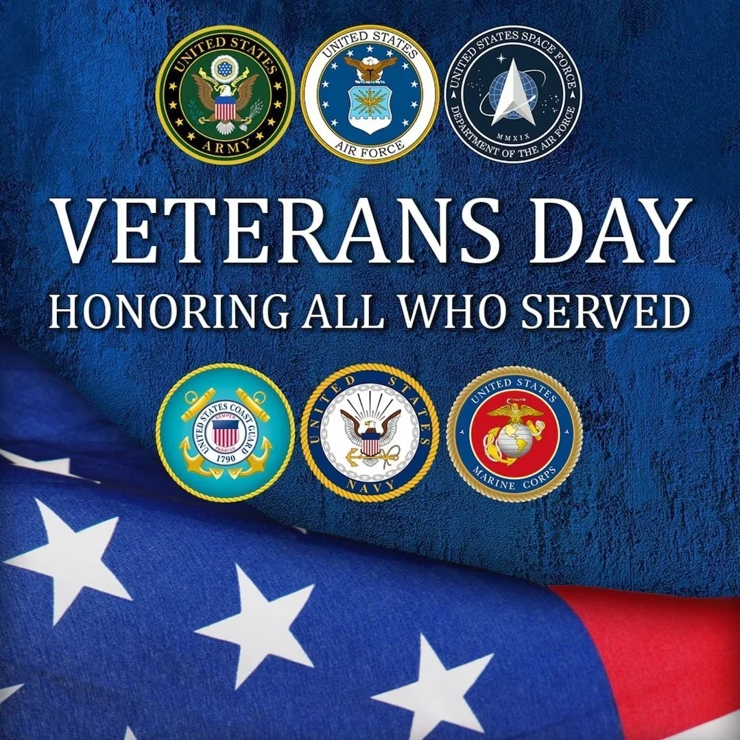 This Veterans Day, we proudly honor the brave men and women who have served our country with courage, dedication, and sacrifice.