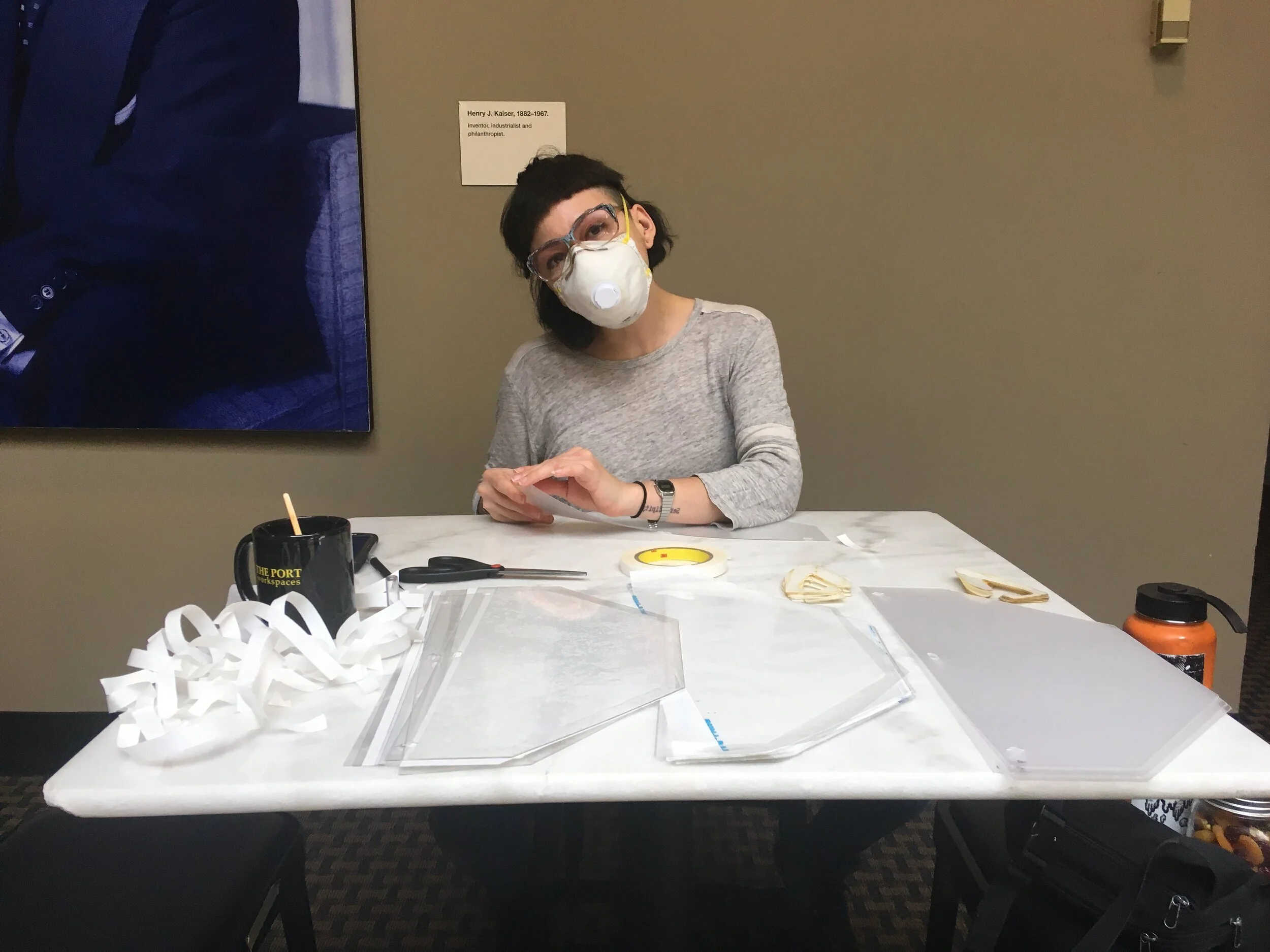 Assembling PAPR shields