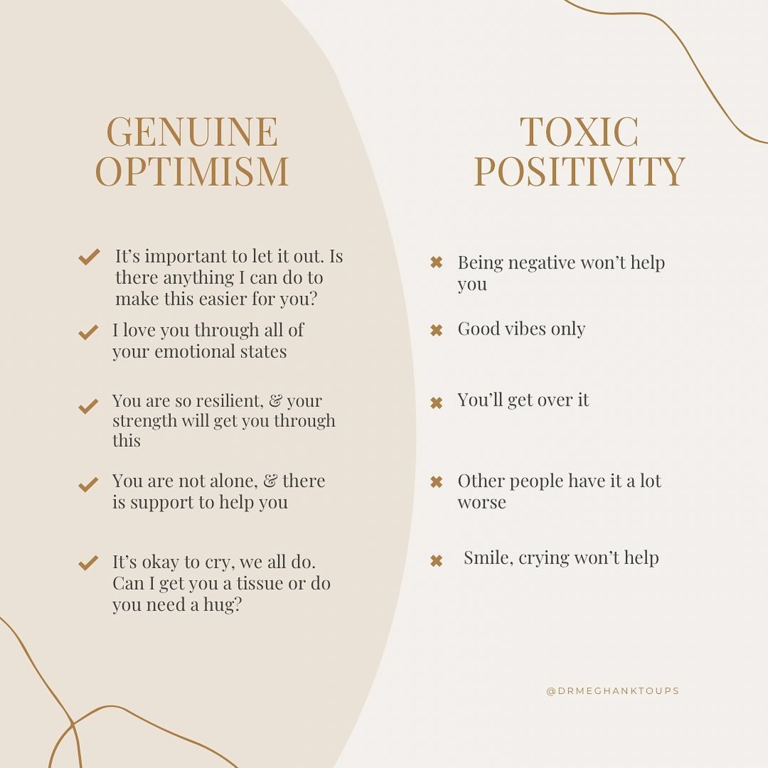 🌸A compassionate reminder about optimism and tough feelings &mdash; and ways to be supportive with ourselves and with others. All feelings are valid. When others meet us with distress, or when we feel distressed, we may experience overwhelm or try t