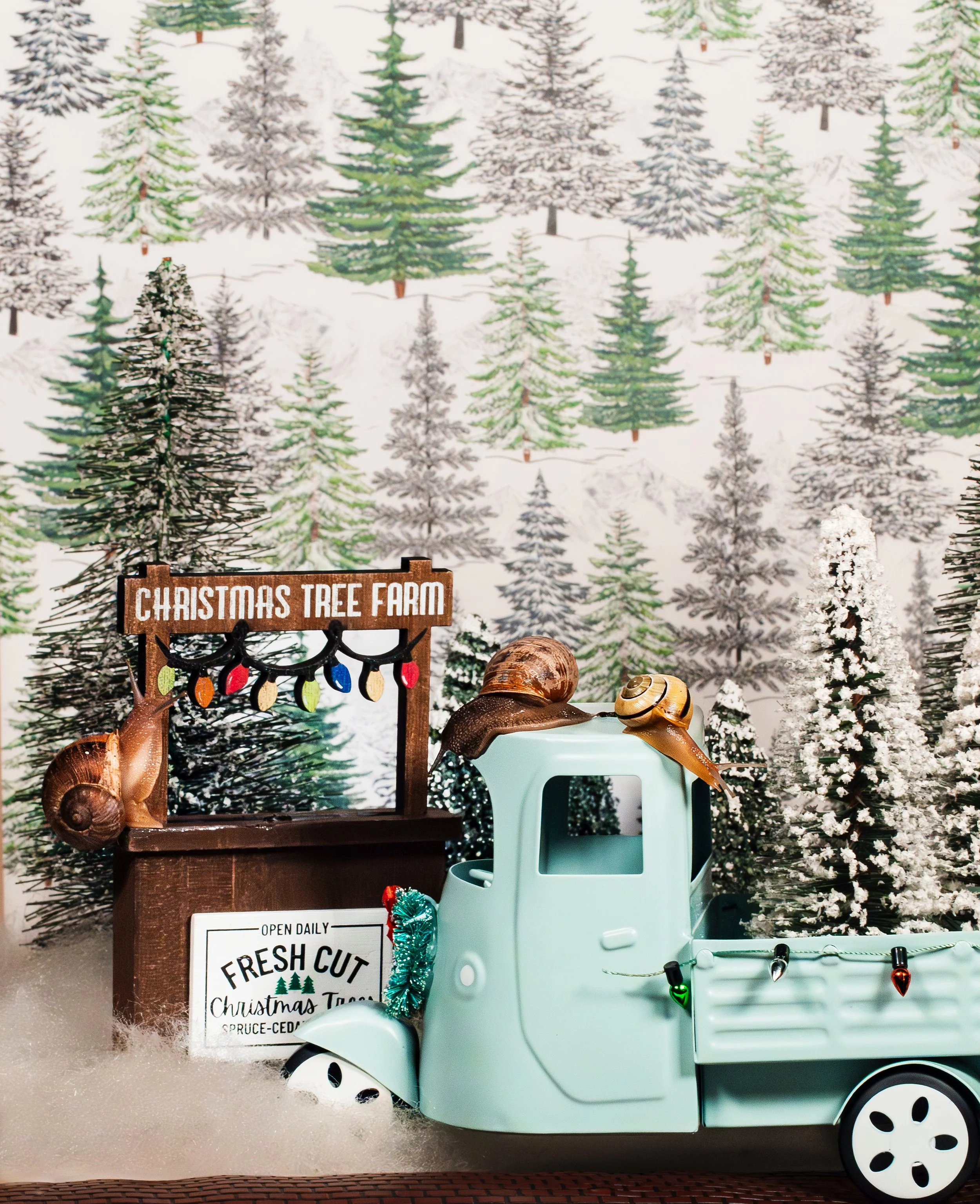 Snail Christmas Tree Farm