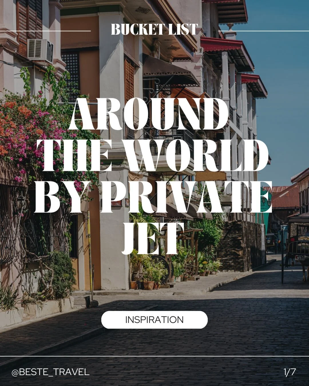 We&rsquo;ve declared it before that this is the year we all give our Bucket Lists an actual strategy. 

As far as bucket list trips go, around the world by private jet is high high up there, giving you the opportunity to see corners of the world that